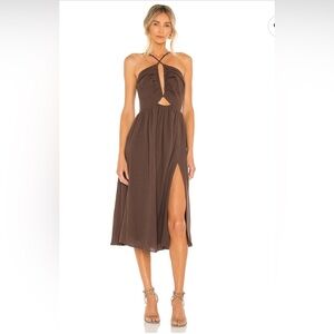 Adalia dress in brown - size xxs